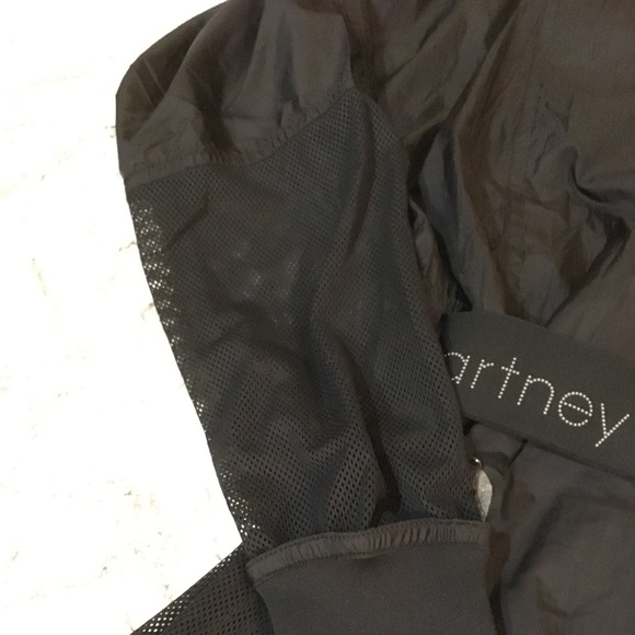 Adidas by Stella McCartney Black Run Belt Jacket - Picture 2 of 8